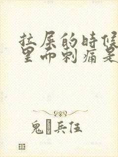 拉屎的时候屁眼里面刺痛是为什么
