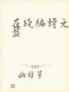 在线编辑文档网盘