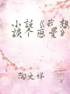 小说《我想和你谈个恋爱》