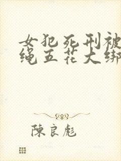 女犯死刑被执行绳五花大绑押上刑场