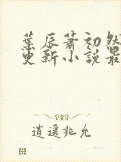 叶辰萧初然最快更新小说最新章节