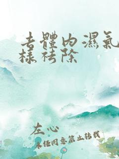 去体内湿气重怎样祛除