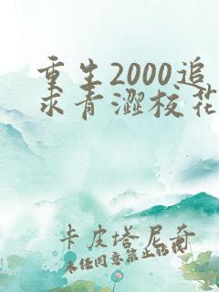 重生2000追求青涩校花同桌开始在线全文阅读