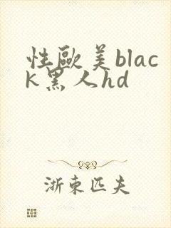 性欧美black黑人hd