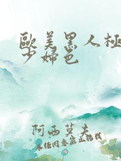 欧美黑人极品猛少妇色