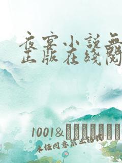 夜宴小说无删减正版在线阅读