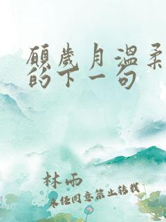 愿岁月温柔以待的下一句