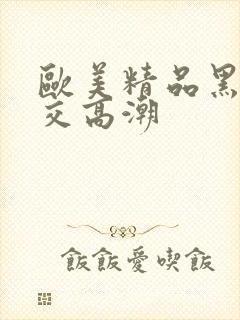 欧美精品黑人猛交高潮