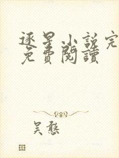 逐星小说完整版免费阅读