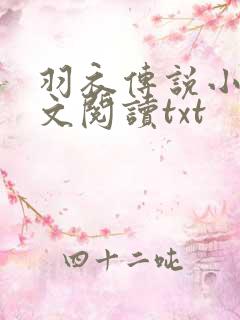 羽衣传说小说全文阅读txt