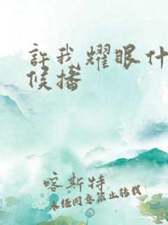 许我耀眼什么时候播