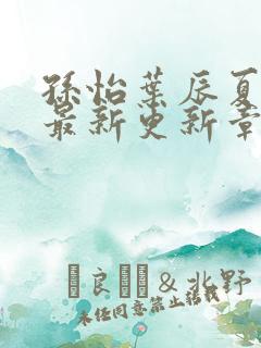 孙怡叶辰夏若雪最新更新章节免费阅读