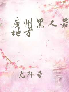 广州黑人最多的地方