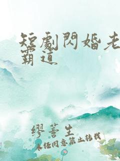 短剧闪婚老公太霸道