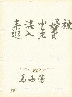 丰满少妇被猛烈进入免费