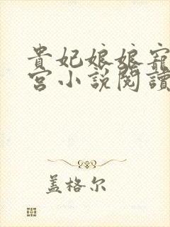 贵妃娘娘宠冠后宫小说阅读全文