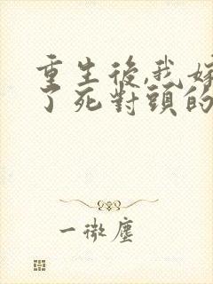 重生后,我嫁给了死对头的九叔