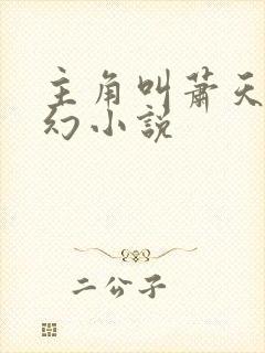 主角叫萧天的玄幻小说