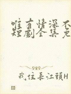 唯有情深不可负短剧全集免费观看高清