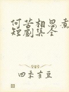 何苦相思煮余年短剧集全