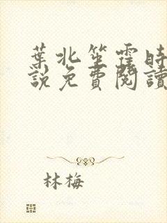 叶北笙霍时庭小说免费阅读无弹窗