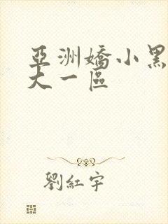 亚洲娇小黑人巨大一区