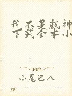 我不是戏神免费下载全本小说