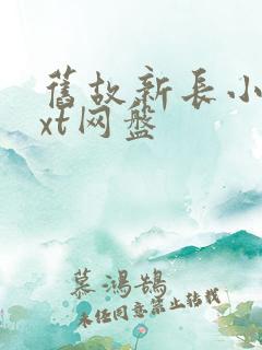 旧故新长小说txt网盘