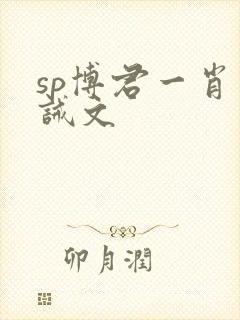 sp博君一肖训诫文
