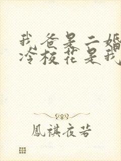 我爸是二婚,高冷校花是我妹