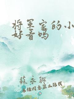 将军家的小娘子好看吗