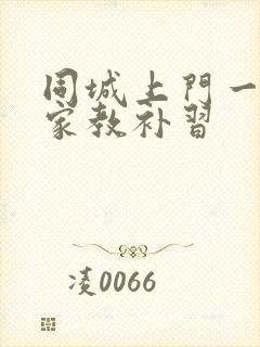 同城上门一对一家教补习