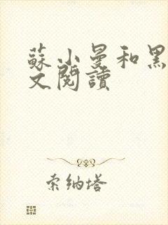苏小曼和黑人全文阅读