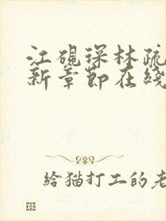 江砚琛林疏棠最新章节在线阅读