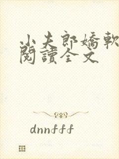 小夫郎娇软撩人阅读全文