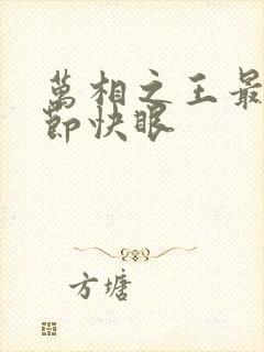 万相之王最新章节快眼