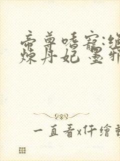 帝尊嗜宠:绝色炼丹妃 墨邪宸