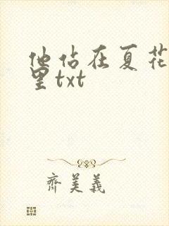 他站在夏花绚烂里txt