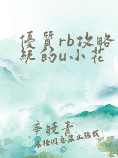 优质rb攻略系统的u小花