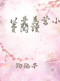 以爱为营小说免费阅读