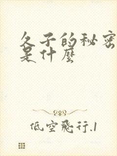 久子的秘密结局是什么