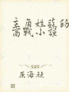 主角姓苏的重生商战小说