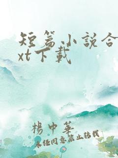 短篇小说合集txt下载