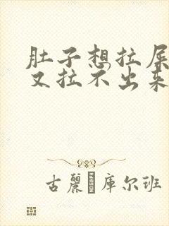 肚子想拉屎的疼又拉不出来怎么办