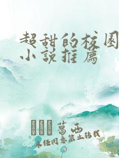 超甜的校园言情小说推荐