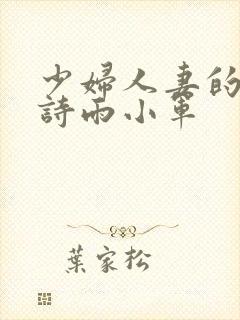 少妇人妻的欲望诗雨小军