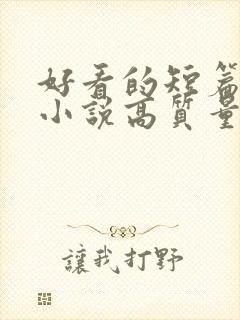 好看的短篇言情小说高质量文笔好