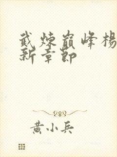 武炼巅峰杨开最新章节