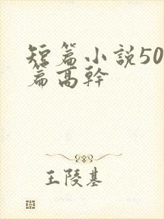 短篇小说500篇高干