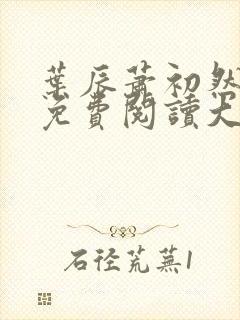 叶辰萧初然小说免费阅读大结局